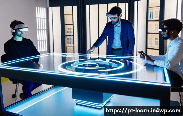 혼합현실 교육의 파트너십 구축 전략 - **Collaborative Mixed Reality Design Session in a Portuguese University Lab**
    "A vibrant, bright...