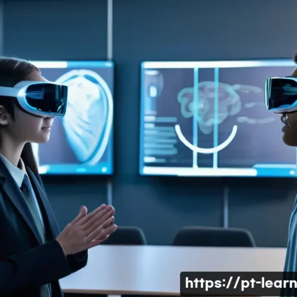 혼합현실 교육의 커뮤니케이션 도구 - **Immersive Anatomy Exploration in Mixed Reality:** A diverse group of three teenage students, two m...