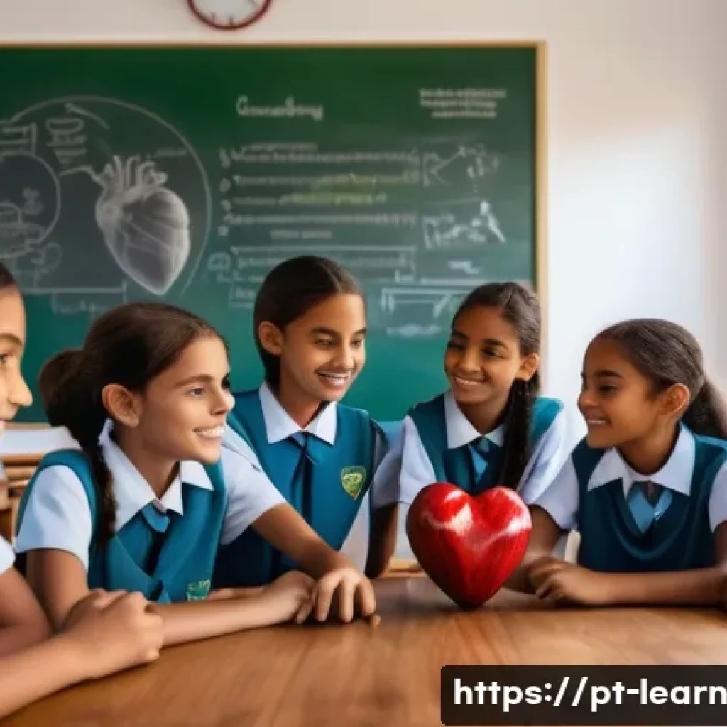 혼합현실 교육의 디자인 트렌드 - A modern classroom scene in Brazil with diverse students wearing casual clothes and educational mixe...